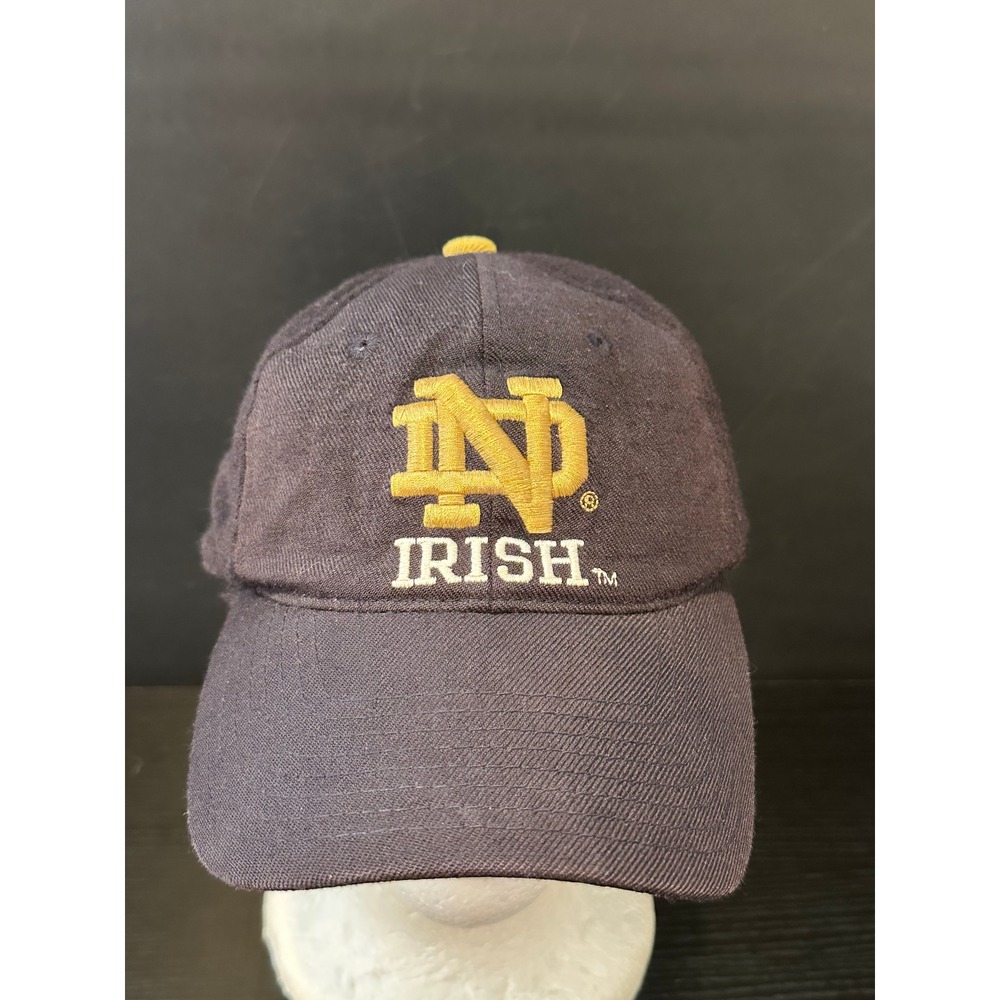 Top‎ of the World Notre Dame Fighting Irish Navy Blue Fitted Wool Hat Size 7